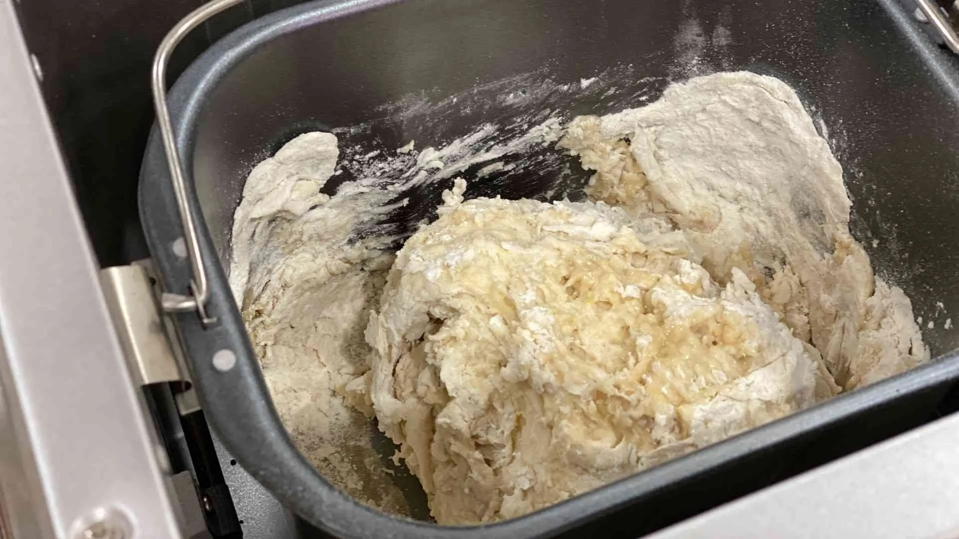 Place ingredients in the bread machine – How To Make Cast Iron Bread Rolls