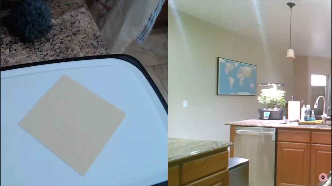 Lumpia wrapper on cutting board for filipino lumpia recipe