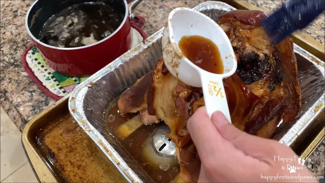basting a ham for honey glazed ham recipe