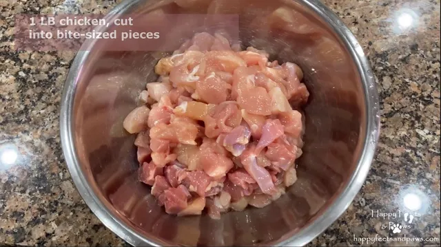 cut chicken for panang curry recipe